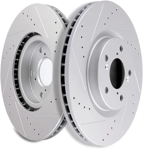 Miniatura 45 de SCITOO Rotores de freno traseros, 2 kits de frenos para Acura Integra 1990-2001, Honda Civic 1992-1995 1999-2000, para Civic del Sol 1993-1997, CRX