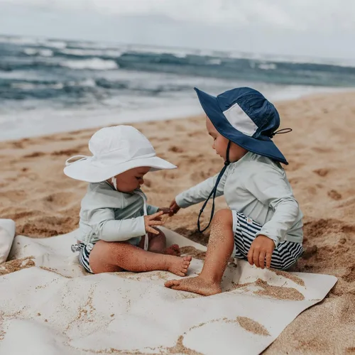 Miniatura 8 de SwimZip, sombrero unisex para niños, ala ancha, protección solar FPS 50, ajustable.