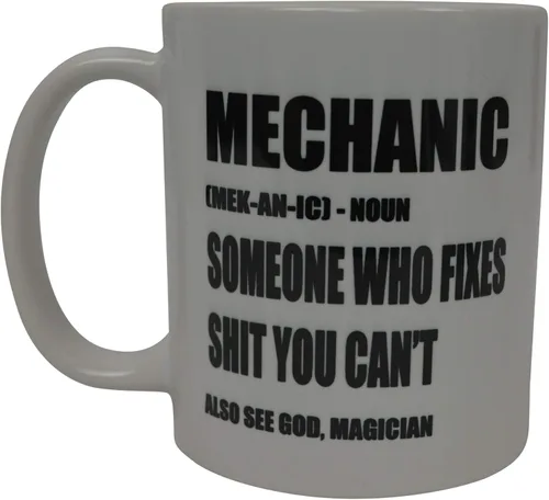 Rogue River Tactical Divertida mejor taza de café mecánico taza novedad idea regalo tienda reparación garaje significado broma