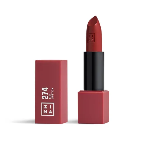 Miniatura 9 de 3INA The Lipstick - Lápiz labial hidratante para mujer, acabado satinado semimate con 5 horas de uso prolongado, altamente pigmentado y cómodo