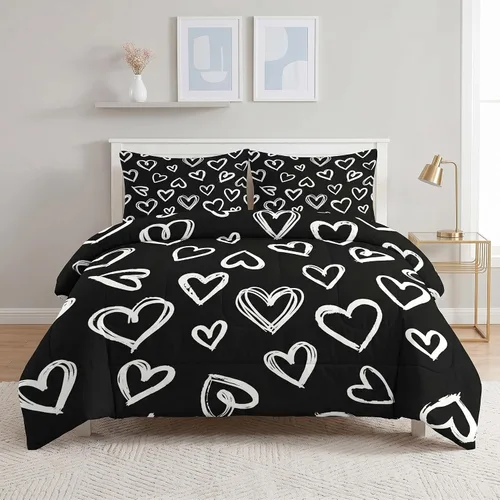 Miniatura 9 de Pamnest Juego de edredón tamaño Twin, ropa de cama suave retro vaquera occidental de 2 piezas para niños y adultos, juego de edredón estético