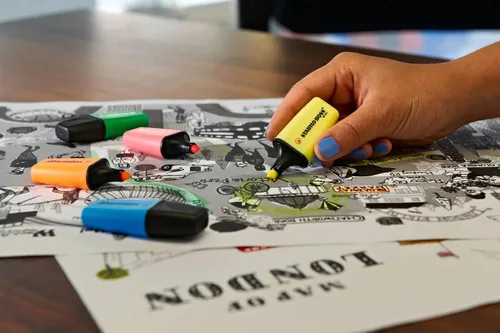 Miniatura 5 de STABILO - BOSS MINI - Resaltador - Pack de 5 - Colores surtidos