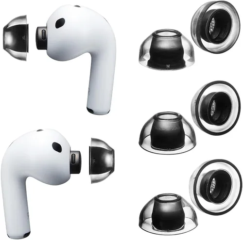 Miniatura 8 de XELASTEC 2 Puntas de Reemplazo para AirPods Pro 3 – Material Adaptable al Calor Corporal, Sellado Sin Costuras, Filtro Micro de 12 Agujeros, Puntas