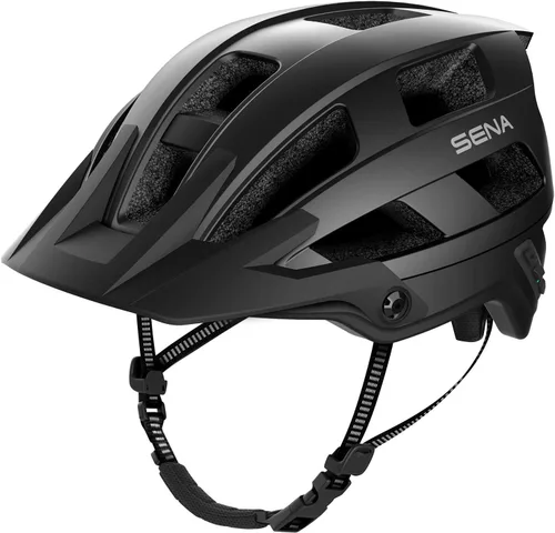 Miniatura 7 de Cascos de bicicleta de montaña Sena M1 / M1 EVO con intercomunicador Bluetooth y de malla de comunicaciones inteligentes Negro mate