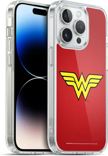 Miniatura 125 de Head Case Designs Funda de gel suave con licencia oficial de Wonder Woman DC Comics Classic Logos compatible con Apple iPhone 7 Plus/iPhone 8 Plus