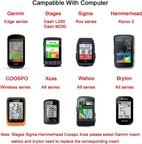 Miniatura 5 de Cestbon Compatible con Garmin Edge Wahoo Elemnt Bryton Stages Hammerhead Out Soporte delantero para bicicleta GoPro Faro Combo Mount para Zipp SL