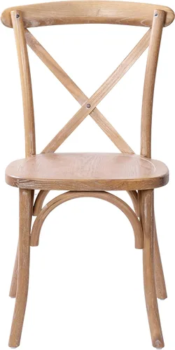 Miniatura 10 de Flash Furniture Advantage Medium con silla X-Back de grano blanco Grano blanco medio