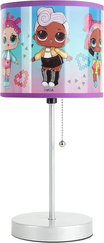 Miniatura 22 de Lámpara de mesa para niños Frozen 2 con cadena de tracción, metal, pantalla decorativa impresa temática