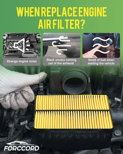 Miniatura 6 de Paquete de 2 filtros de aire de motor Compatible con Nissan Armada 2022-17, INFINITI QX80 2023-14, QX56 2013-11. Reemplazo de filtro de aire