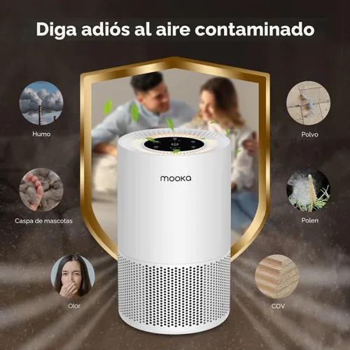Miniatura 2 de Purificadores de aire para el hogar habitaciones grandes de hasta 1200 pies cuadrados, MOOKA H13 True HEPA Purificador de aire para dormitorio