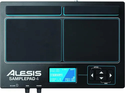 Miniatura 2 de Alesis Sample Pad 4 - Instrumento compacto de percusión y activador de muestras con 4 almohadillas sensibles a la velocidad, 25 sonidos de batería