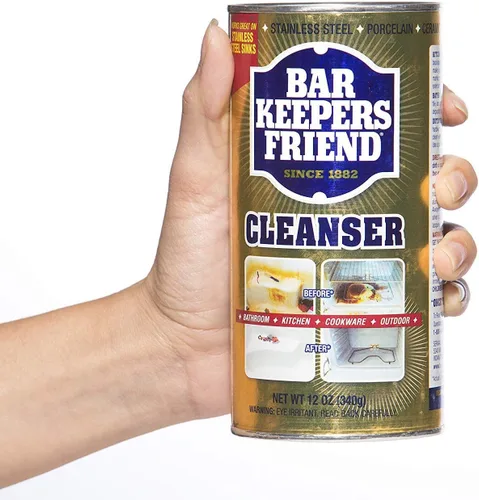 Miniatura 4 de Bar Keepers Friend Limpiador en polvo de 12 onzas (paquete de 1) (el embalaje puede variar)