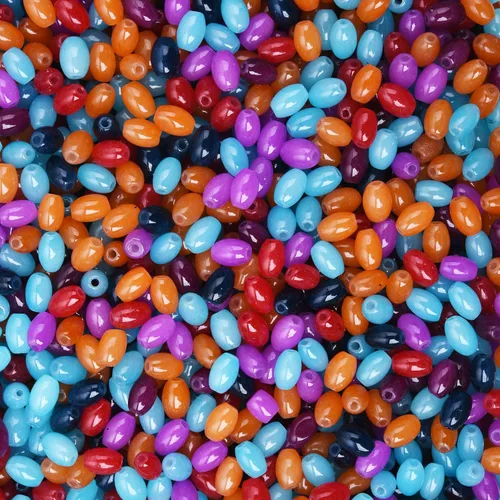 Miniatura 17 de HAAMIIQII Cuentas espaciadoras de piedra libre de jade rojo de 0.394 a 0.630 pulgadas, cuentas sueltas para la fabricación de joyas, pulseras