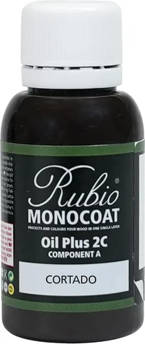 Miniatura 94 de Rubio Monocoat Muestra de Acabado de Aceite para Madera - Puro Aceite Plus Parte A Aceite de Linaza de Secado Rápido y Ecológico para Uso Pure