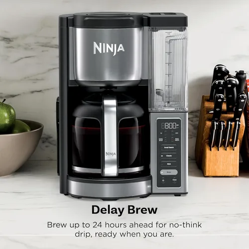 Miniatura 6 de Ninja Fresh Brew™ Cafetera de goteo Jarra de vidrio programable de 14 tazas, preparación clásica y rica, depósito de agua removible de 70 oz