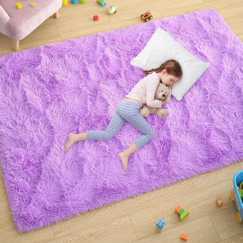 Miniatura 49 de ST. BRIDGE - Alfombra suave y esponjosa para la habitación de los niños, decoración para la guardería del bebé, alfombras antideslizantes, alfombras