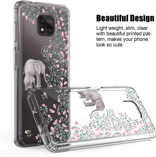Miniatura 3 de Funda transparente para Motorola Moto G Power (2021) [No para Moto G Power 2020] [Elephant]