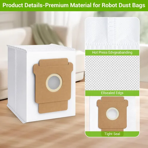 Miniatura 4 de Paquete de 16 bolsas de polvo combinadas Plus 405 para Roomba Essential Q0520/Plus 405 Combo/Plus 505 Combo/Plus 504 Vac/Y0140