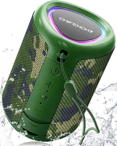 Miniatura 15 de Altavoz Bluetooth portátil Esenciales para la playa: potente sonido cristalino/luz dinámica/IPX5 impermeable/reproducción durante todo el día/BT