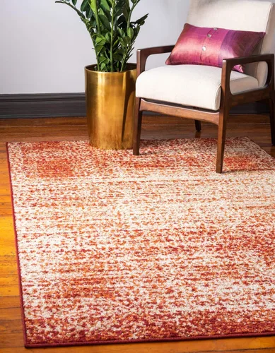 Miniatura 14 de Unique Loom - Tapete con diseño abstracto, informal, moderno y contemporáneo de la colección otoñal, rectangular de 2 x 3 pies, diseño rústico