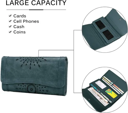 Miniatura 7 de OB OURBAG Cartera de piel para mujer, con tarjetero