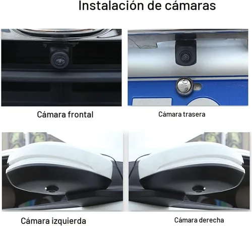 Miniatura 4 de Universal 360 grados Bird View System Car DVR Record Panoramic View All Round View Sistema de cámara de visión trasera para todo el coche