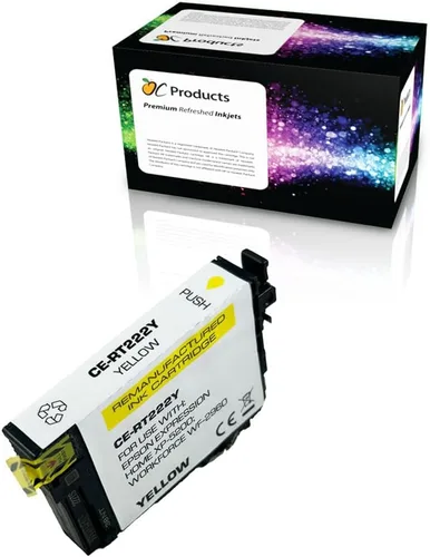 Miniatura 2 de OCProducts - Cartucho de tinta remanufacturado para Epson 222, negro para Workforce WF-2960 Expression Home XP-5200