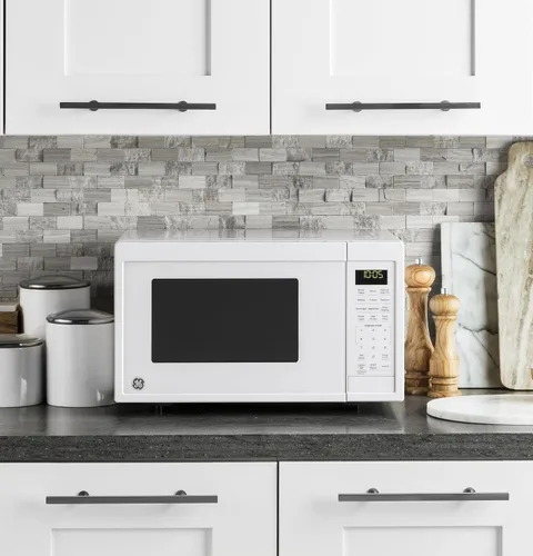 Miniatura 5 de GE hornos microondas de mostrador, Pequeño, Blanco