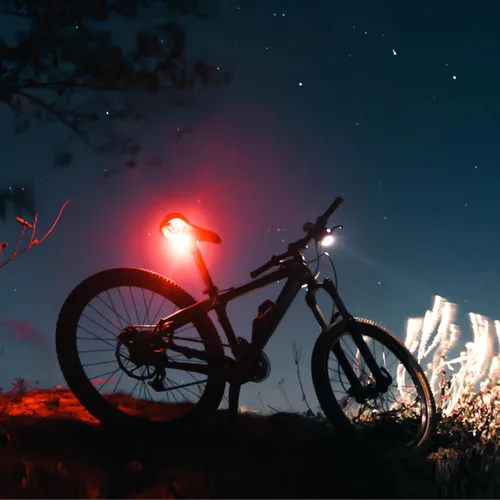 Miniatura 3 de 1800 Lumen Bike Light, Front and Back Bicycle Lights for Night Riding, Super Bright USB Rechargeable Bike Light with High Beam Low Beam for Men