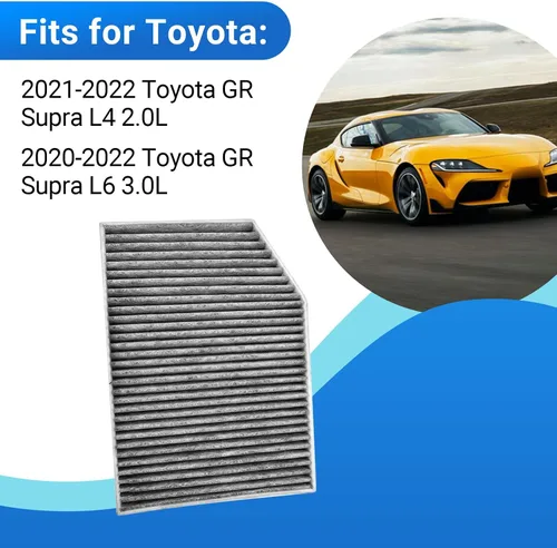 Miniatura 4 de Filtro de aire de cabina para BMW X3 X4 IX3 Z4 330i 330e 430i M340i M440i M440i Z4 Toyota GR Supra reemplaza CAF15031 64119382886 64119382885 8