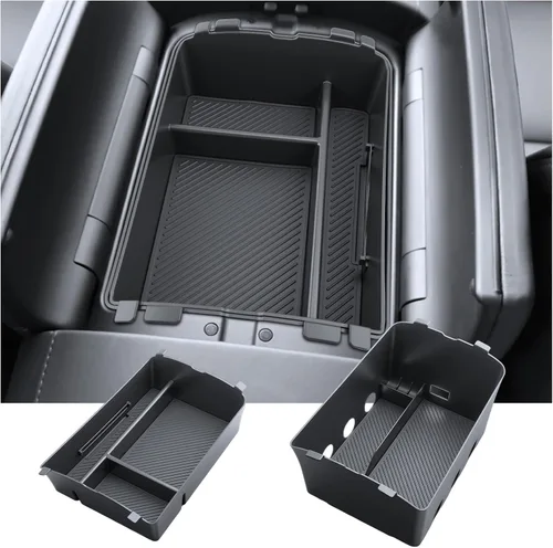 Miniatura 12 de BIXUAN Organizador de consola central RAV 4 2026 2026 para Toyota RAV 4 2026 2026, inserto y reposabrazos, alfombrilla inferior, caja