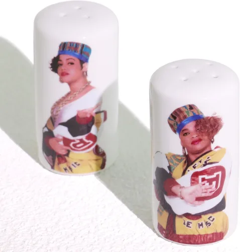 Juego de saleros y pimenteros de cerámica, bonito salero y pimentero para decoración de mesa de cocina, dispensador de sal y pimienta estilo vintage