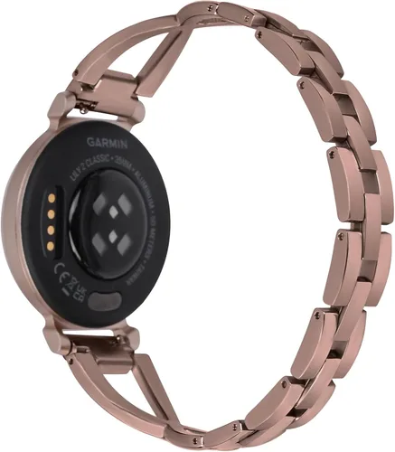 Miniatura 3 de C2D JOY Correas de acero inoxidable compatibles con Garmin Lily/Lily 2 (activo) Smartwatch Correa de repuesto para mujer, pulsera elegante