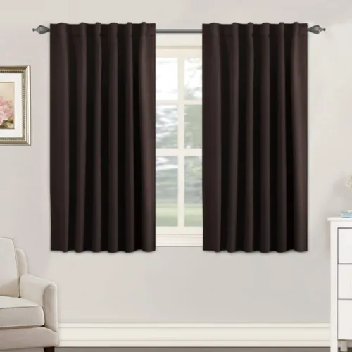 Miniatura 67 de H.VERSAILTEX Cortinas opacas con aislamiento térmico, paneles de tratamiento de ventana, cortinas opacas para oscurecer la habitación, cortinas Gris