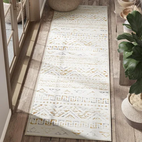 Miniatura 23 de jinchan Alfombra marroquí de pasillo 2x10 para pasillo - Alfombra de pasillo para cocina bohemia lavable a máquina, alfombra moderna suave, Boho