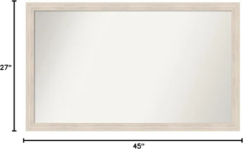 Miniatura 926 de Amanti Art Espejo personalizado, espejo estrecho de baño de oro blanco, espejo de pared o espejo de tocador de baño sobre el fregadero