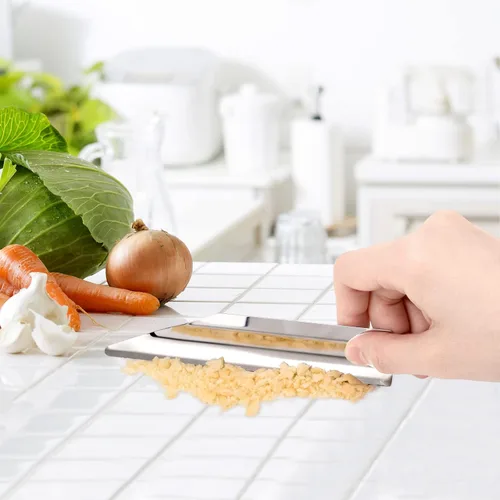Miniatura 27 de Barredora de migas, migas, herramienta de limpieza de mesa, migas de acero inoxidable para servidores, migas de pan, raspador de mesa de restaurante