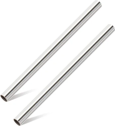 Miniatura 7 de Livabber Tubo redondo de acero inoxidable 304, pared de 0.06 pulgadas x 12 pulgadas de largo, tubo soldable a prueba de óxido para construcción
