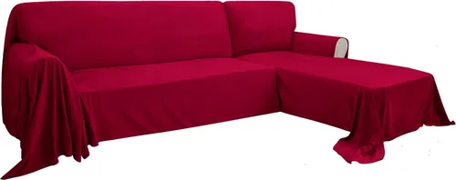 Easy-Going Fundas de terciopelo para sofá modular de lujo para sala de estar, funda de sofá para sofá en forma de L, fundas de sofá de dos piezas