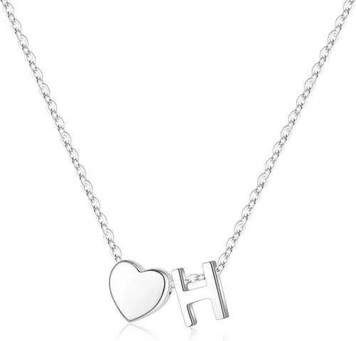Miniatura 40 de Turandoss Mothers Day Gifts for Mom Wife - Dainty 18K Gold Plated Heart Initial A-Z Pendant Necklace Trendy Jewelry Heart Necklaces Birthday Mothers