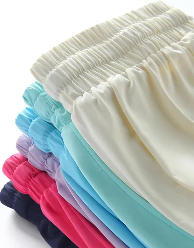 Miniatura 87 de Paquete de 3 pantalones cortos fluidos para niñas con forro de elastano, 2 en 1, faldas de mariposa para jóvenes, para fitness, correr, deportes