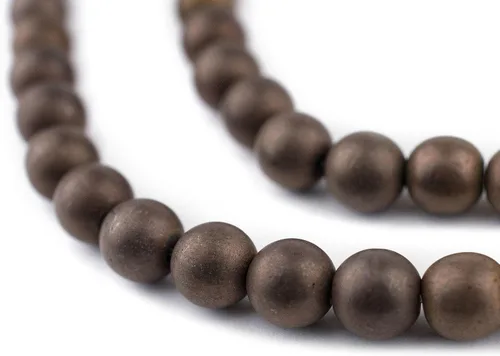 Miniatura 150 de The Bead Chest Cuentas de Jade Blanco Mate Redondas (8mm): Piedra Preciosa Orgánica Redonda Esférica de Energía con Poder de Sanación para Hacer