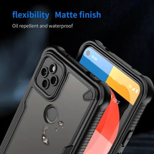 Miniatura 6 de Case for Pixel 5A 5G Case, for Google5A G1F8F Cases with Tempered Glass Screen Protector, Frosted Translucent Back Cover Non-Slip Protective Phone