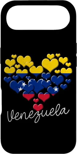 Miniatura 27 de Funda para iPhone 17 con diseño de corazón hispano con bandera venezolana con orgullo de Venezuela