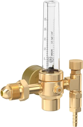 Miniatura 8 de bestarc Regulador de gas de medidor de flujo de CO2 de argón con manguera de gas de 8.2FT para soldadura MIG TIG