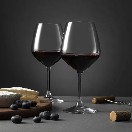 Miniatura 2 de Copas italianas para vino tinto Paksh Novelty , 18 onzas, copa de vino transparente., Set de 4, Transparente