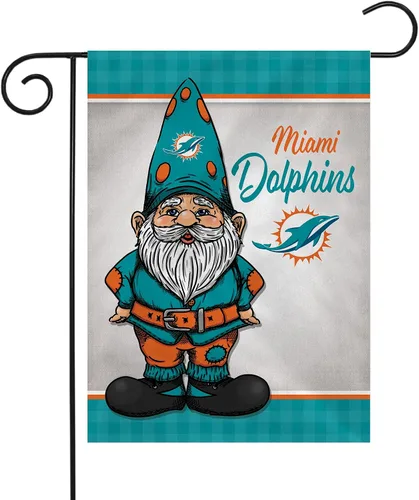 Miniatura 29 de Rico Industries NFL Gnomo - Bandera de jardín de doble cara de 13 x 18 pulgadas