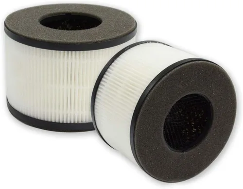 PUREBURG Filtros de repuesto compatibles con PARTU y Slevoo BS-03 Purificador de aire, paquete de 2 unidades H13 True HEPA de 3 etapas de filtración