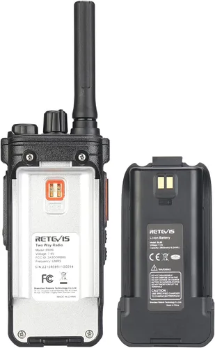 Miniatura 6 de Retevis RB89 Radios de 2 vías de largo alcance, walkie talkie inalámbrico, alta potencia, 700,000 pies cuadrados/50 pisos, GMRS, resistente, 2600