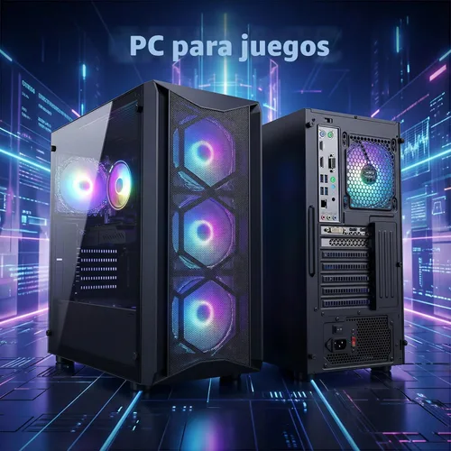Miniatura 3 de STGAubron Computadora de escritorio para videojuegos, Intel Core i7 8ª generación hasta 4.1G, GeForce RTX 3050 6G, 16G DDR4, 512G SSD, WiFi 6, BT